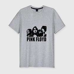 Футболка slim-fit Pink Floyd, цвет: меланж