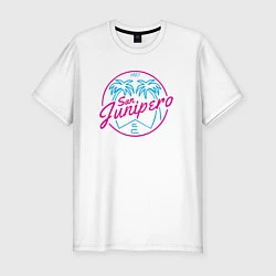 Футболка slim-fit San Junipero 1987, цвет: белый