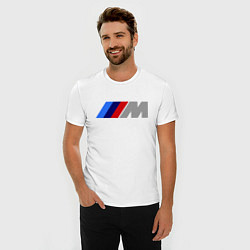 Футболка slim-fit BMW M, цвет: белый — фото 2