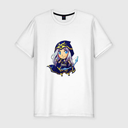 Футболка slim-fit Crystal maiden, цвет: белый