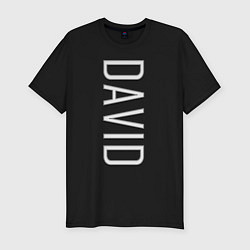 Футболка slim-fit David Font, цвет: черный