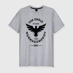 Футболка slim-fit The Eagle: Khabib UFC, цвет: меланж
