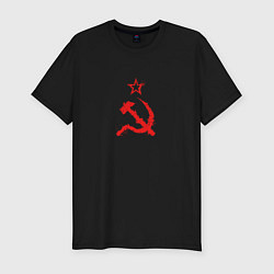 Футболка slim-fit Atomic Heart: СССР, цвет: черный