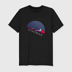 Футболка slim-fit Starman, цвет: черный