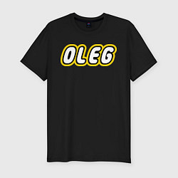 Футболка slim-fit Oleg, цвет: черный