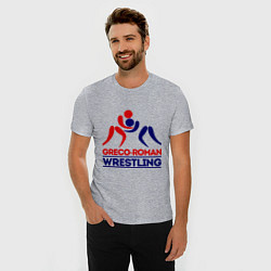 Футболка slim-fit Greco-roman wrestling, цвет: меланж — фото 2