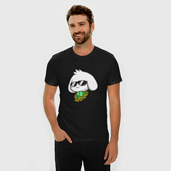 Футболка slim-fit Undertale: Asriel SWAG, цвет: черный — фото 2