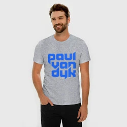 Футболка slim-fit Paul van Dyk: Filled, цвет: меланж — фото 2