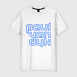 Футболка slim-fit Paul van Dyk: Circuit, цвет: белый