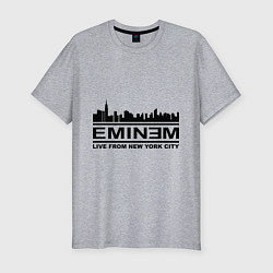 Футболка slim-fit Eminem: Live from NY, цвет: меланж