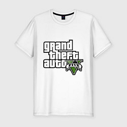 Футболка slim-fit GTA Five, цвет: белый