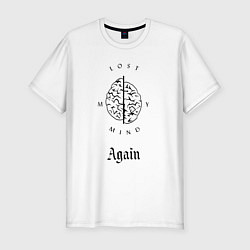 Футболка slim-fit Scarlxrd: Again, цвет: белый