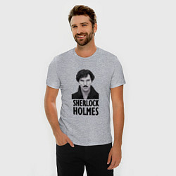 Футболка slim-fit Sherlock Holmes, цвет: меланж — фото 2