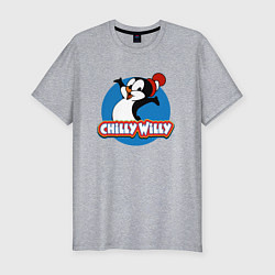 Футболка slim-fit Chilly Willy, цвет: меланж