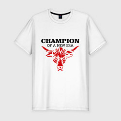 Футболка slim-fit Champion of a new era, цвет: белый