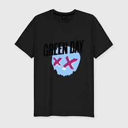 Футболка slim-fit Green Day: Dead Skull, цвет: черный