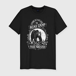 Футболка slim-fit Bear Camp Free Forever, цвет: черный
