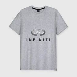 Футболка slim-fit Logo Infiniti, цвет: меланж