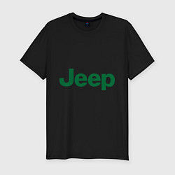 Футболка slim-fit Logo Jeep, цвет: черный