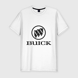 Мужская slim-футболка Buick logo