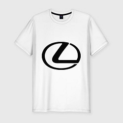 Футболка slim-fit Logo lexus, цвет: белый