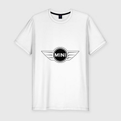 Мужская slim-футболка MINI logo