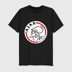 Футболка slim-fit Ajax FC, цвет: черный