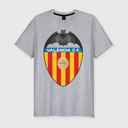 Футболка slim-fit Valencia CF, цвет: меланж