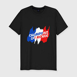 Футболка slim-fit Champions Du Monde, цвет: черный