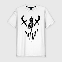 Футболка slim-fit Slipknot Demon, цвет: белый