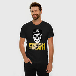 Футболка slim-fit Fresh til Death, цвет: черный — фото 2