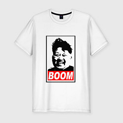 Футболка slim-fit BOOM: Kim Chen Eun, цвет: белый