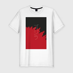 Футболка slim-fit Godzilla: Red & Black, цвет: белый