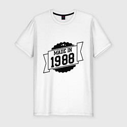 Футболка slim-fit Made in 1988, цвет: белый