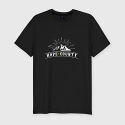 Футболка slim-fit Hope Count: Mountain, цвет: черный