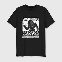 Футболка slim-fit Predator Activity is High, цвет: черный