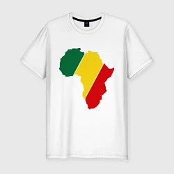 Мужская slim-футболка Мама Африка