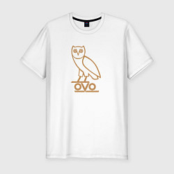 Футболка slim-fit OVO Owl, цвет: белый