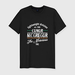 Футболка slim-fit Conor McGregor est. 1988, цвет: черный