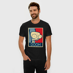 Футболка slim-fit Doom Zim, цвет: черный — фото 2