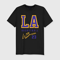 Футболка slim-fit Lebron 23: Los Angeles, цвет: черный