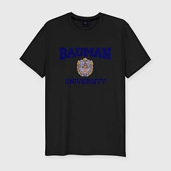 Мужская slim-футболка BAUMAN University