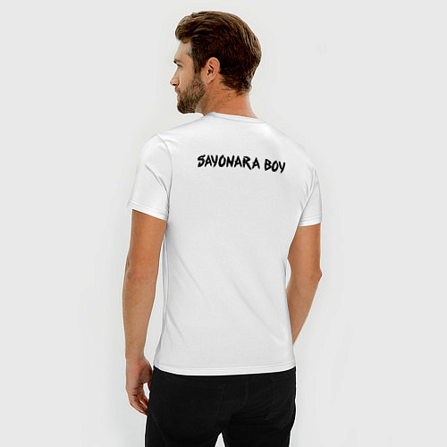 Мужская slim-футболка Allj Supreme / Белый – фото 4