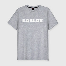 Футболка slim-fit Roblox Logo, цвет: меланж