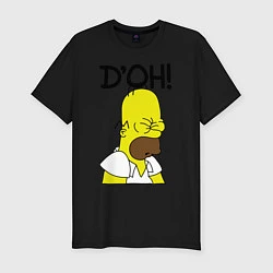 Футболка slim-fit Doh!, цвет: черный