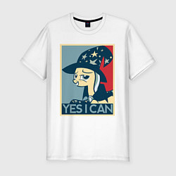 Футболка slim-fit MLP: Yes I Can, цвет: белый