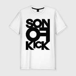 Футболка slim-fit Son of Kick, цвет: белый