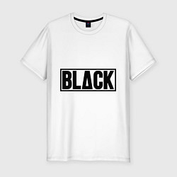 Футболка slim-fit BLACK, цвет: белый