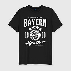 Футболка slim-fit Bayern Munchen 1900, цвет: черный