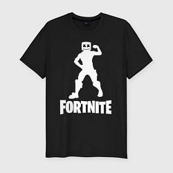 Футболка slim-fit FORTNITE x MARSHMELLO, цвет: черный